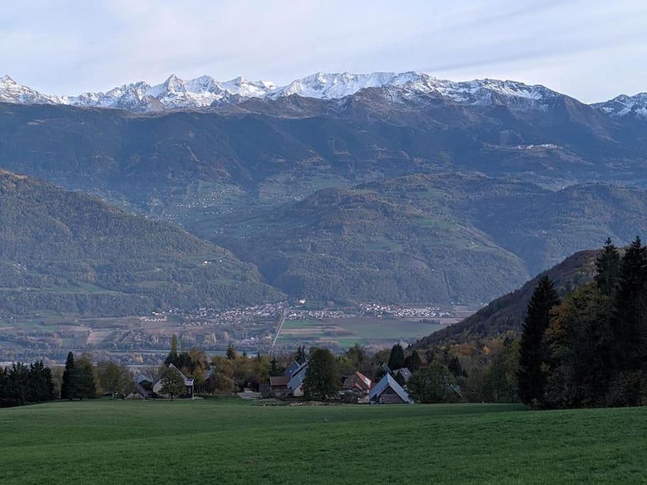 Maison Familiale En Montagne Avec Vue Merveilleuse Sur Le Massif De Belledonne Saint-Bernard  Екстериор снимка