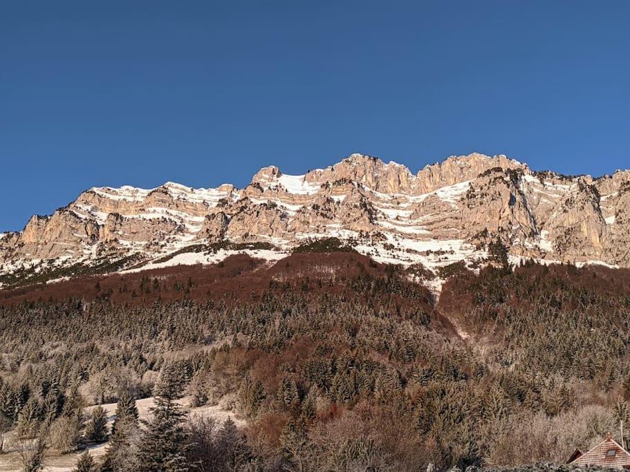Maison Familiale En Montagne Avec Vue Merveilleuse Sur Le Massif De Belledonne Saint-Bernard  Екстериор снимка