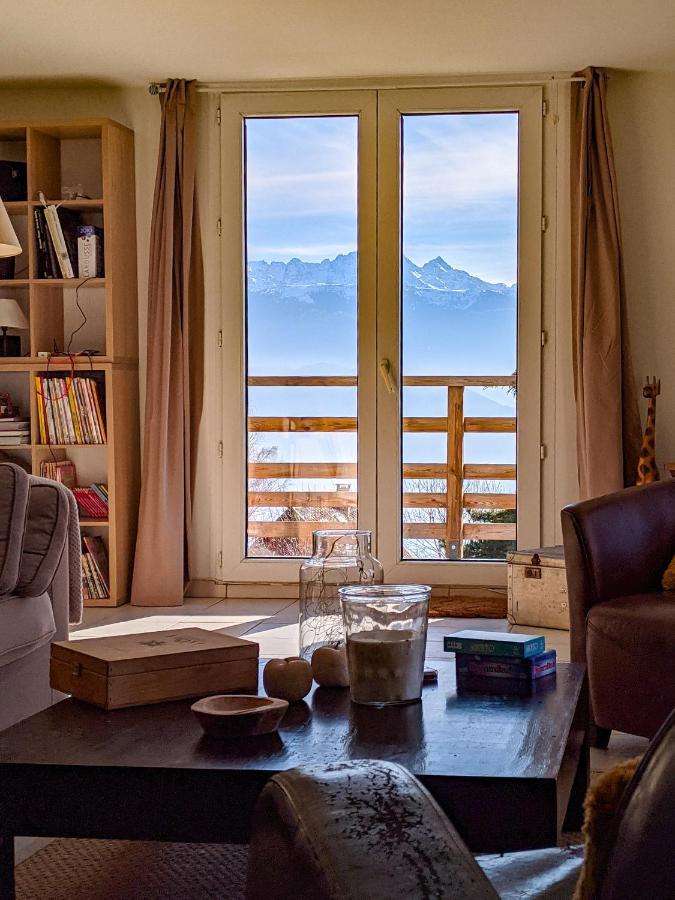 Maison Familiale En Montagne Avec Vue Merveilleuse Sur Le Massif De Belledonne Saint-Bernard  Екстериор снимка