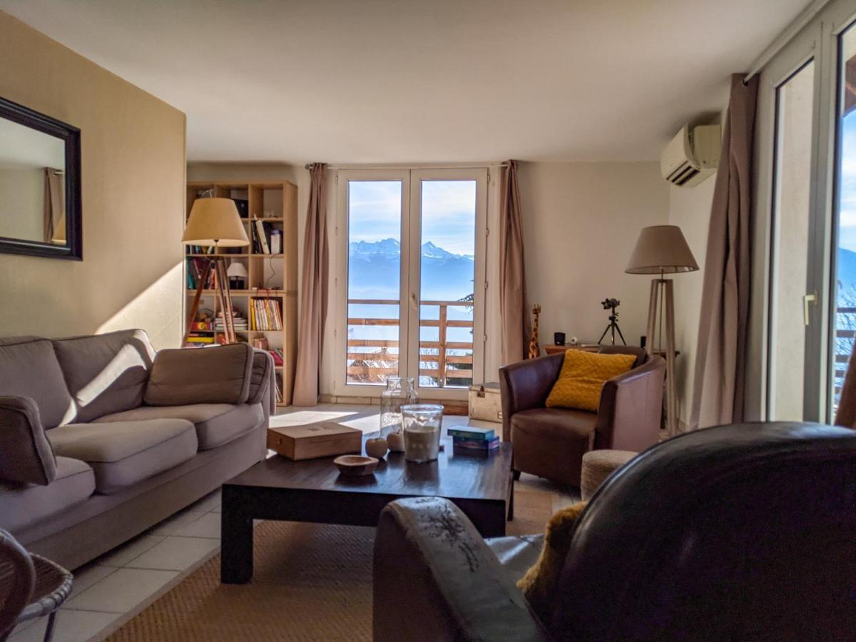Maison Familiale En Montagne Avec Vue Merveilleuse Sur Le Massif De Belledonne Saint-Bernard  Екстериор снимка