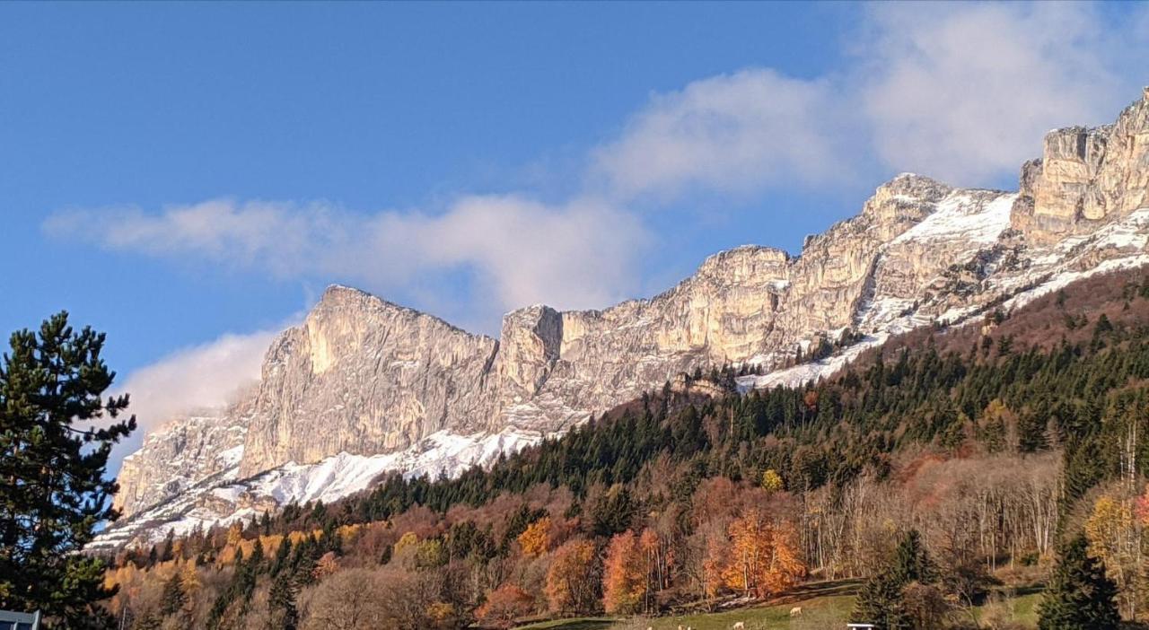 Maison Familiale En Montagne Avec Vue Merveilleuse Sur Le Massif De Belledonne Saint-Bernard  Екстериор снимка